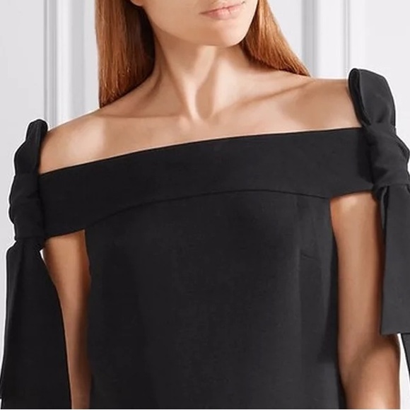 TIBI black off the shoulder bows dress, size 6 - Picture 13 of 13